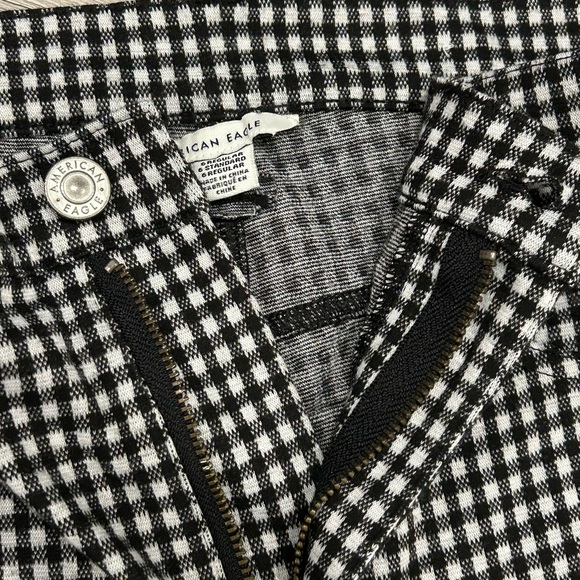 American Eagle Outfitters Black and White Checkered Pants - Picture 3 of 4